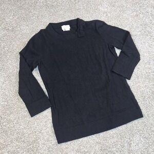 Kate Spade 3/4 Sleeve Woman's XS Black Sweater With Bow
